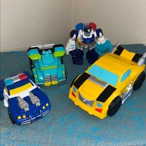 PLAYSKOOL Heroes Transformers Rescue Bots Lot of 4 Toys Pretend Play